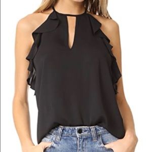 Amanda Uprichard Houston Top Black NWOT